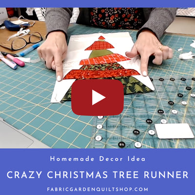 Homemade Decor Idea: Crazy Christmas Tree Runner