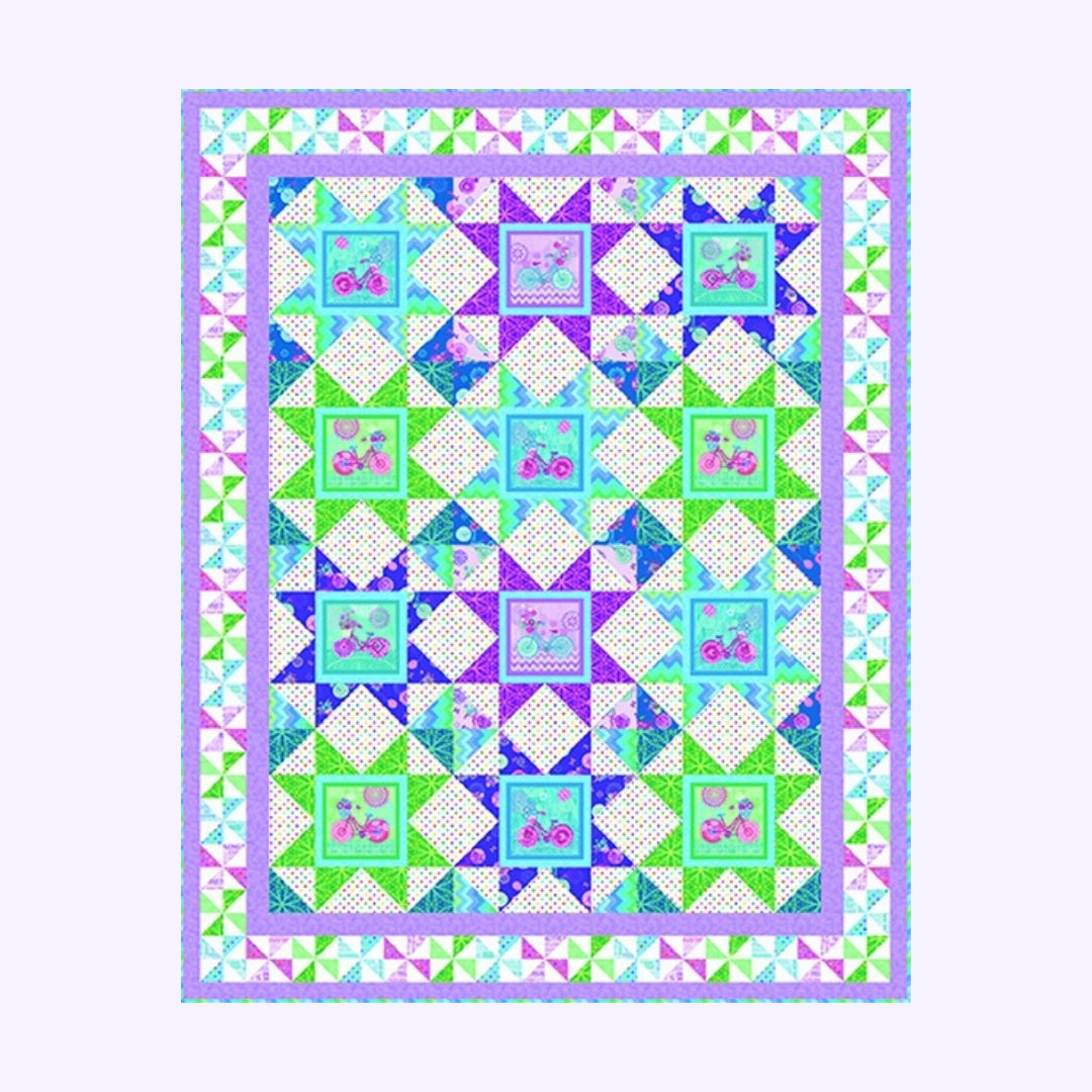 Studio E Fabrics - Enjoy the Ride Quilt #1