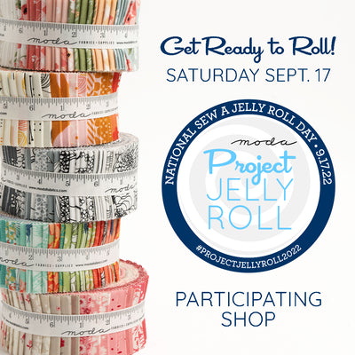 Celebrate National Sew a Jelly Roll Day In-Store Saturday, September 17, 2022