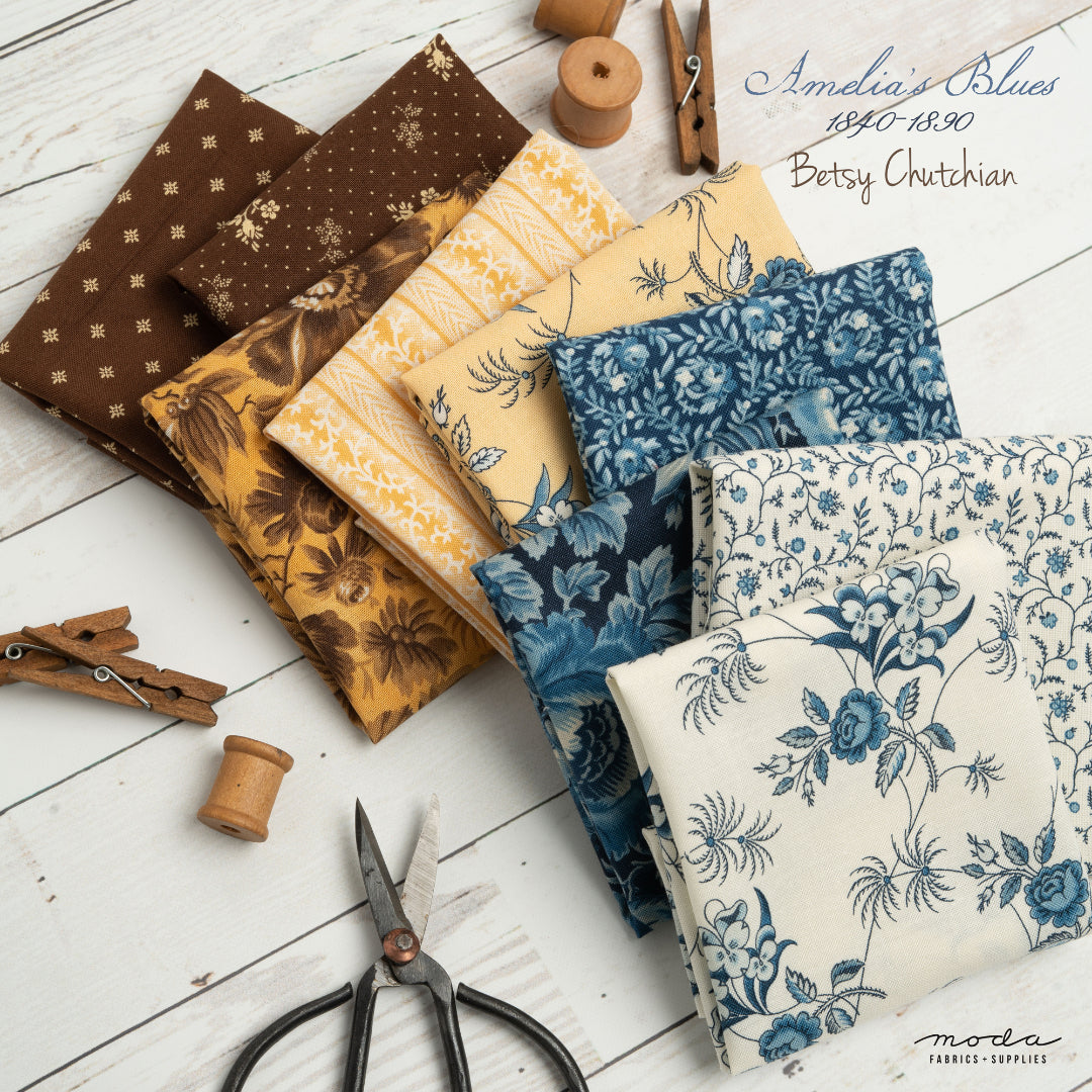 Amelia's Blues by Betsy Chutchian for Moda Fabrics