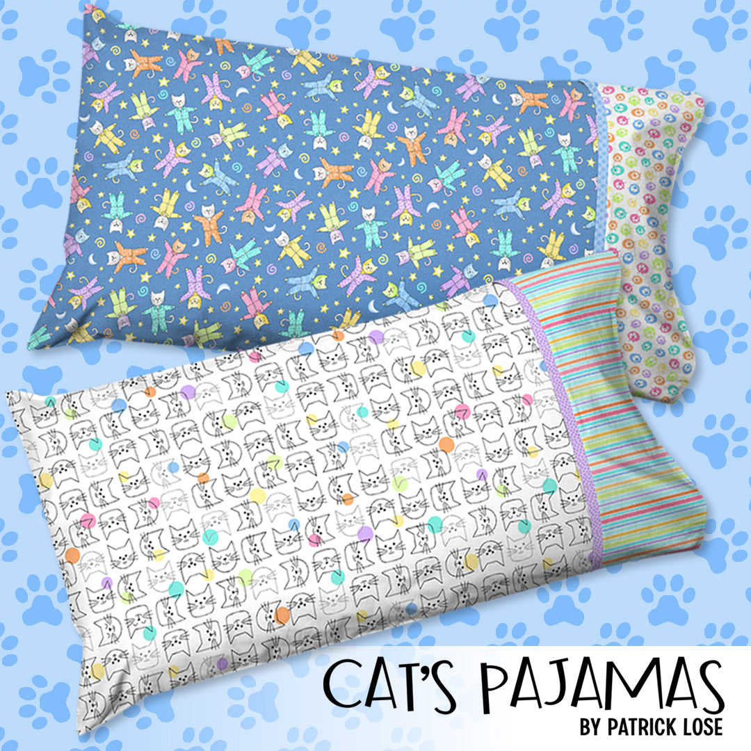 Cat's Pajamas by Patrick Lose for Northcott Fabrics