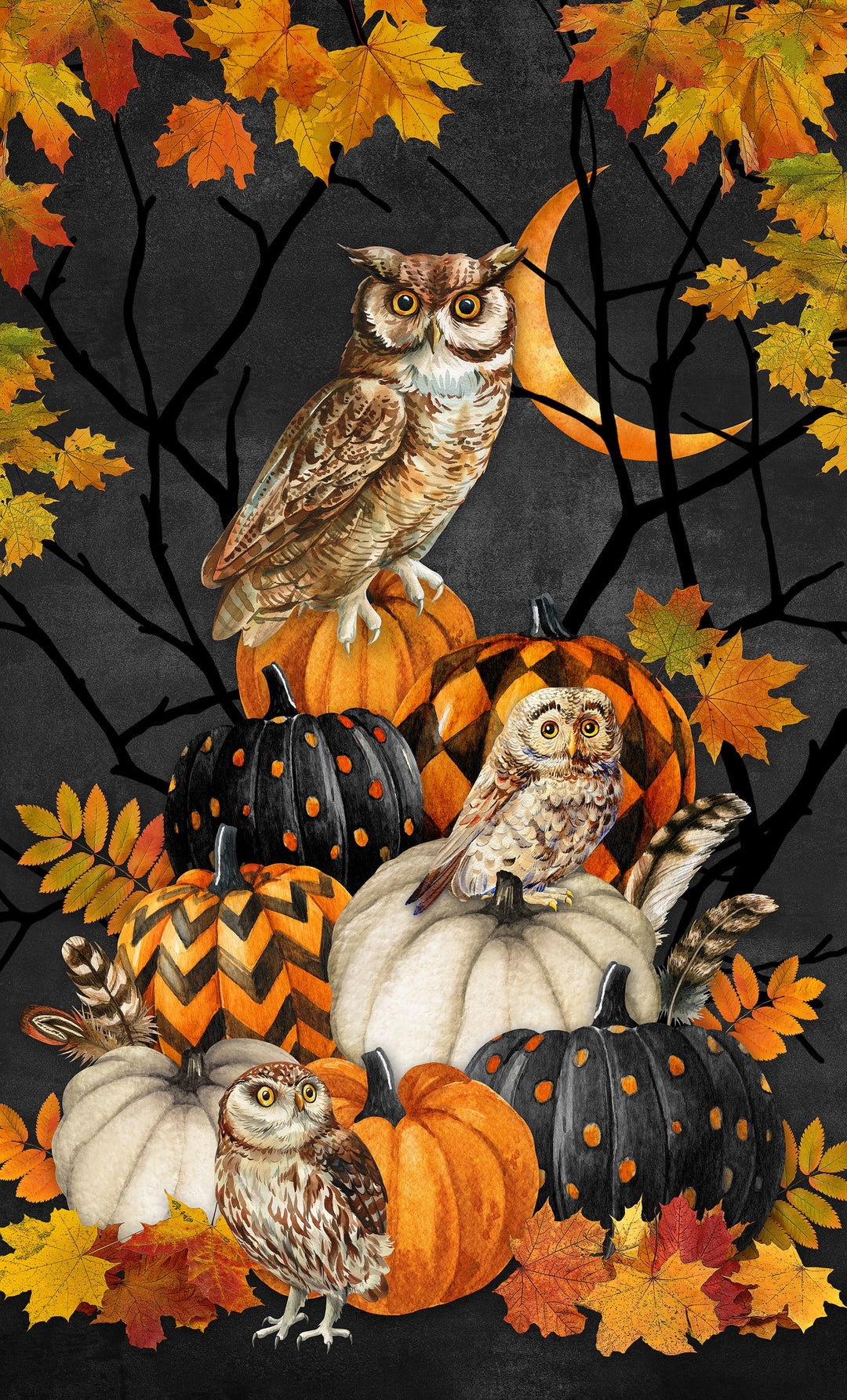 Night Owl by Deborah Edwards for Northcott Fabrics