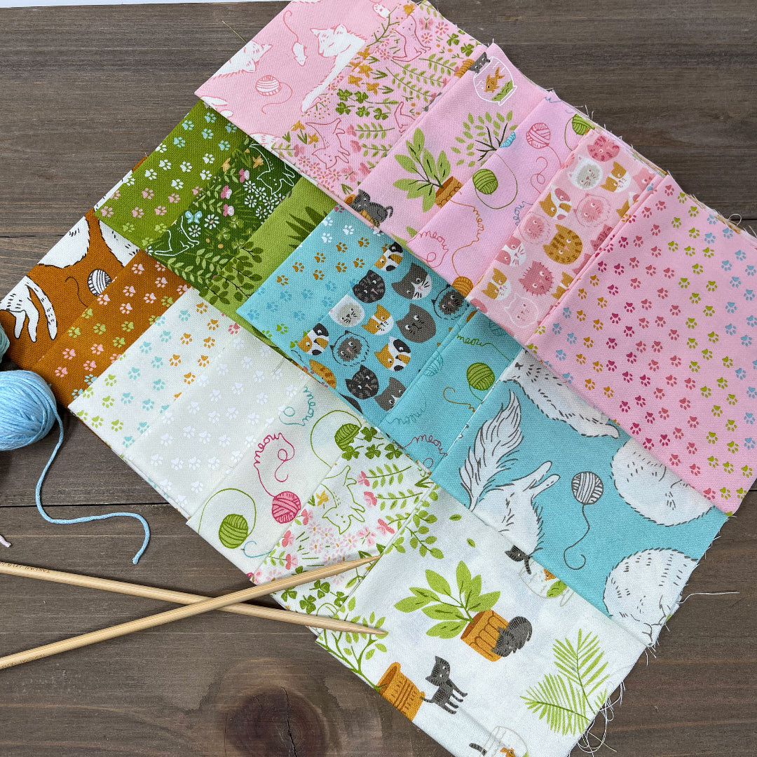 Here Kitty Kitty by Stacy Iest Hsu for Moda Fabrics