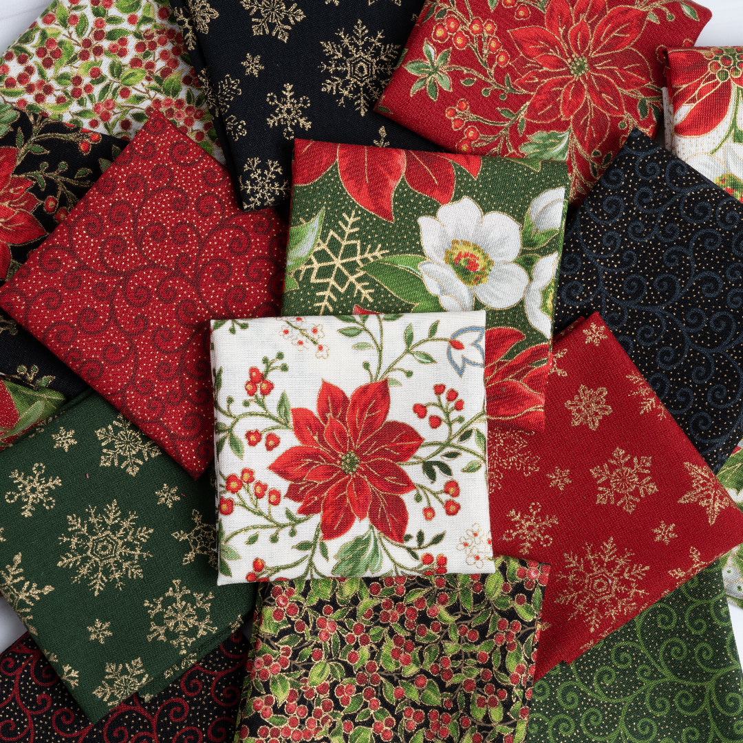 Merry Manor Metallic by Moda Fabrics