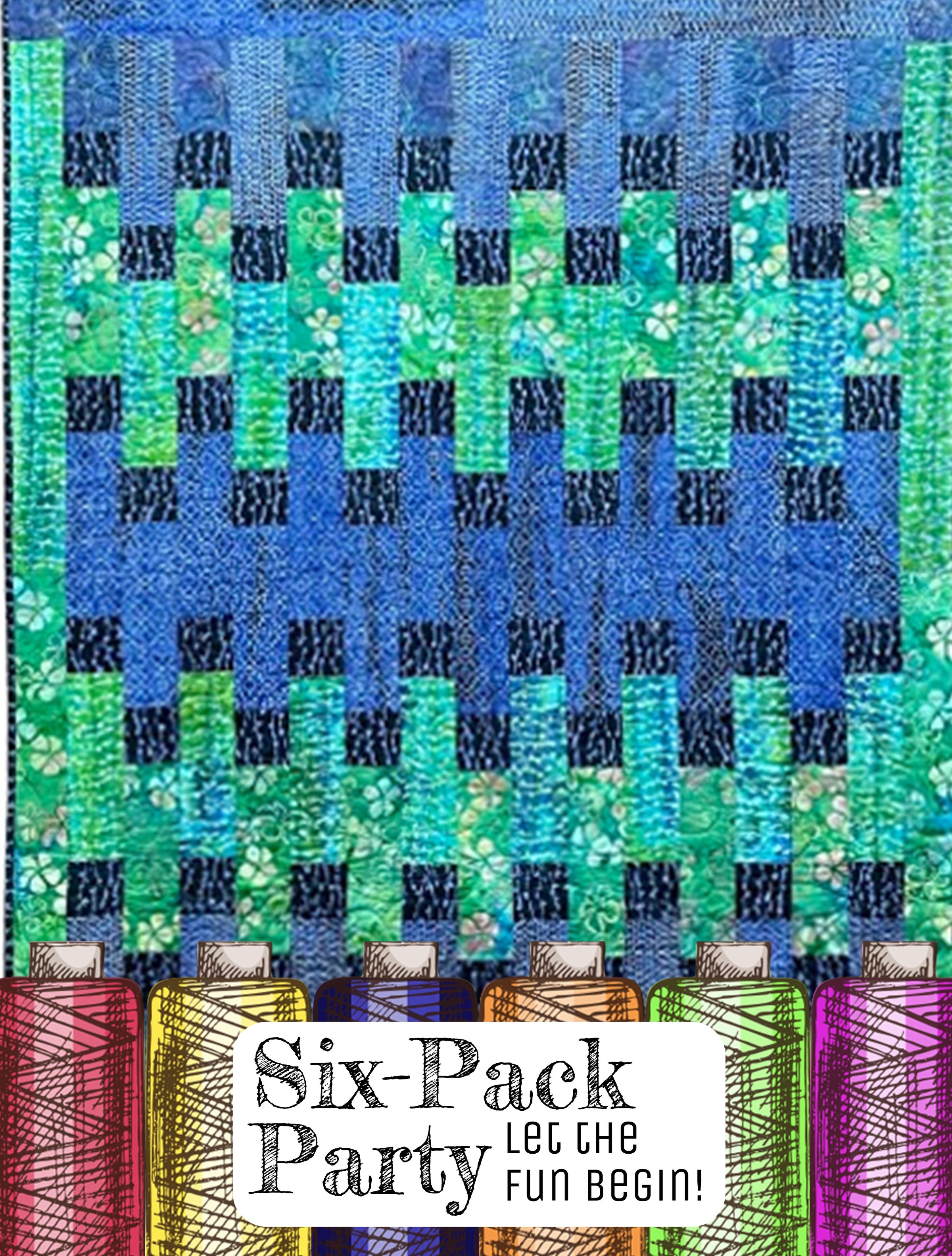 Six-Pack Party Kits and Patterns for Raindrops