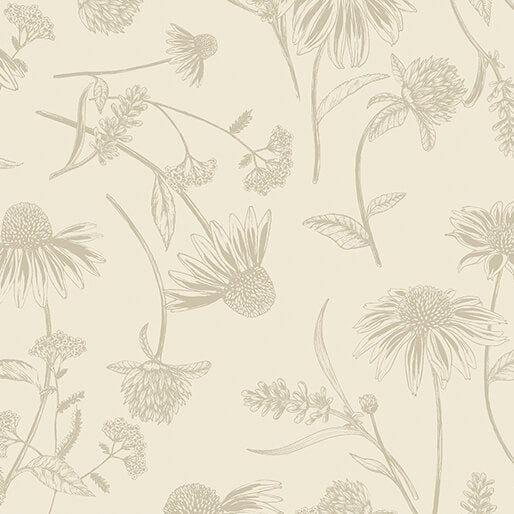 Coneflower Tonal Wide Back - Natural