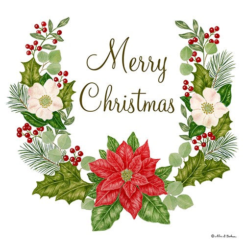 Flour Sack Set / 2 - Merry Christmas