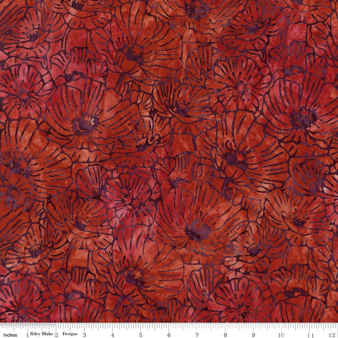Poppy Seeds Batiks BT23590-246