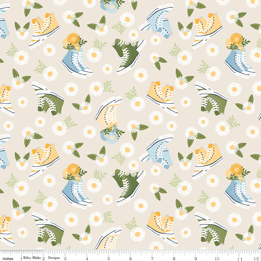 Sunshine & Dandelions C17921-Cream