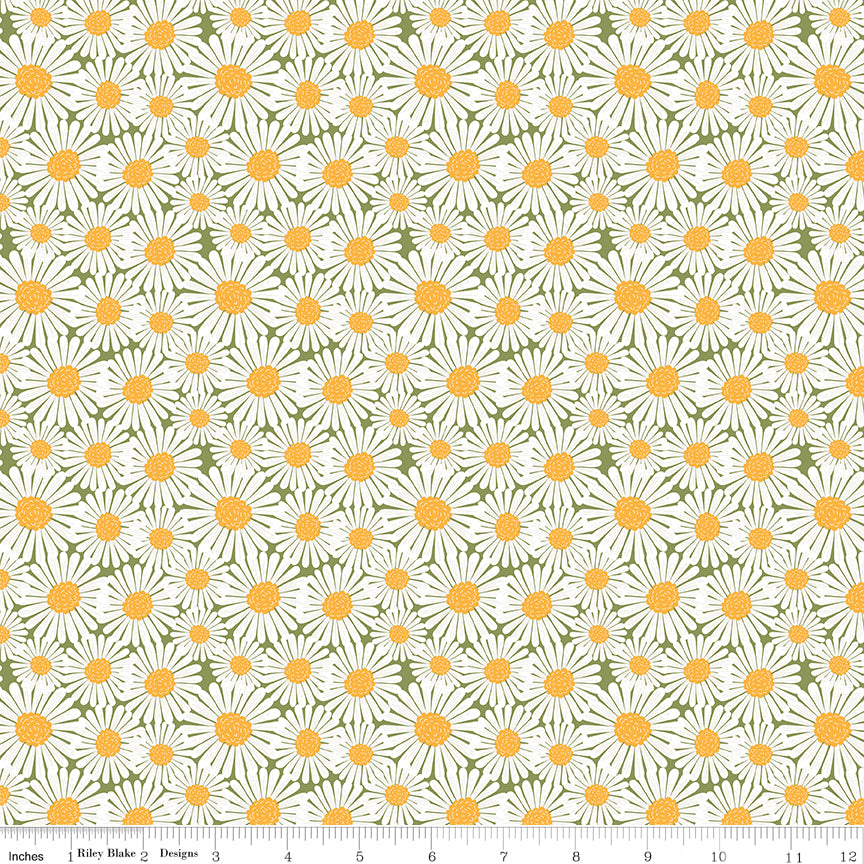 Sunshine & Dandelions C17923-Green