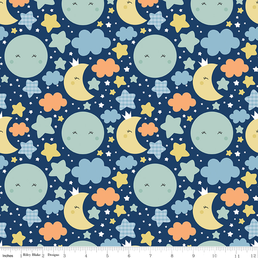 Love You to the Moon  F18270-Navy