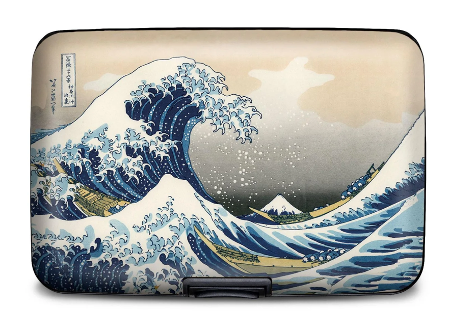 Armored Wallet - Hokusai Great Wave