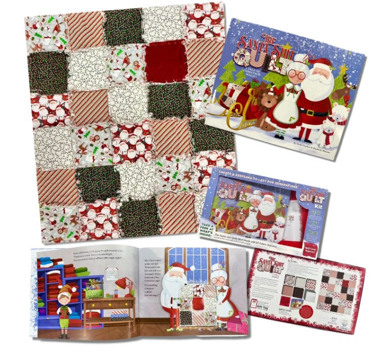 The Santa Suit Quilt Kit Box