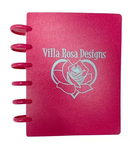Villa Rosa Storage Binder -  Pink